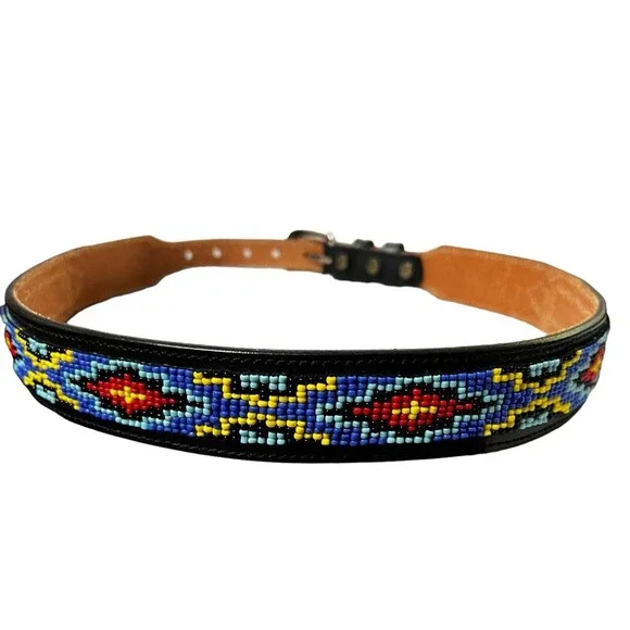 Silver Creek | Accessories | Western Black Leather Beaded 